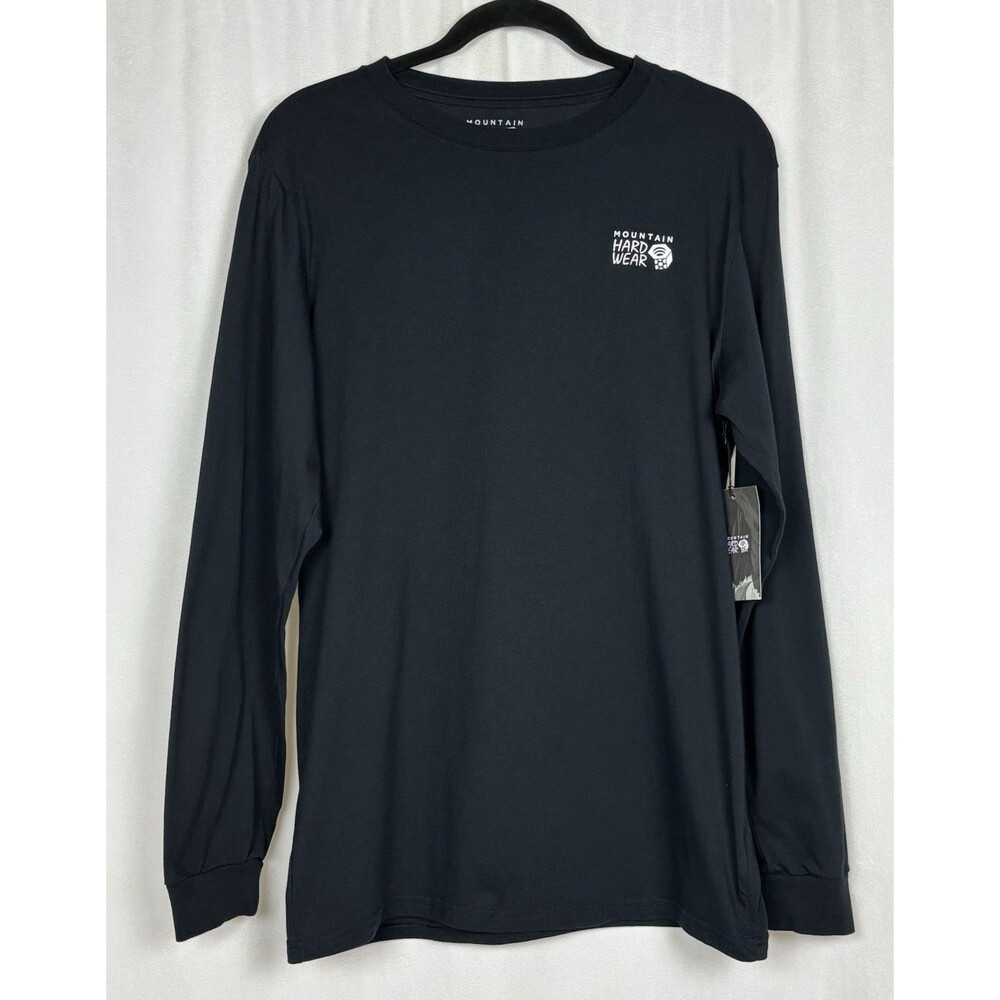 Mountain Hardwear Men’s Back Logo Long Sleeve T-Shirt Black Medium